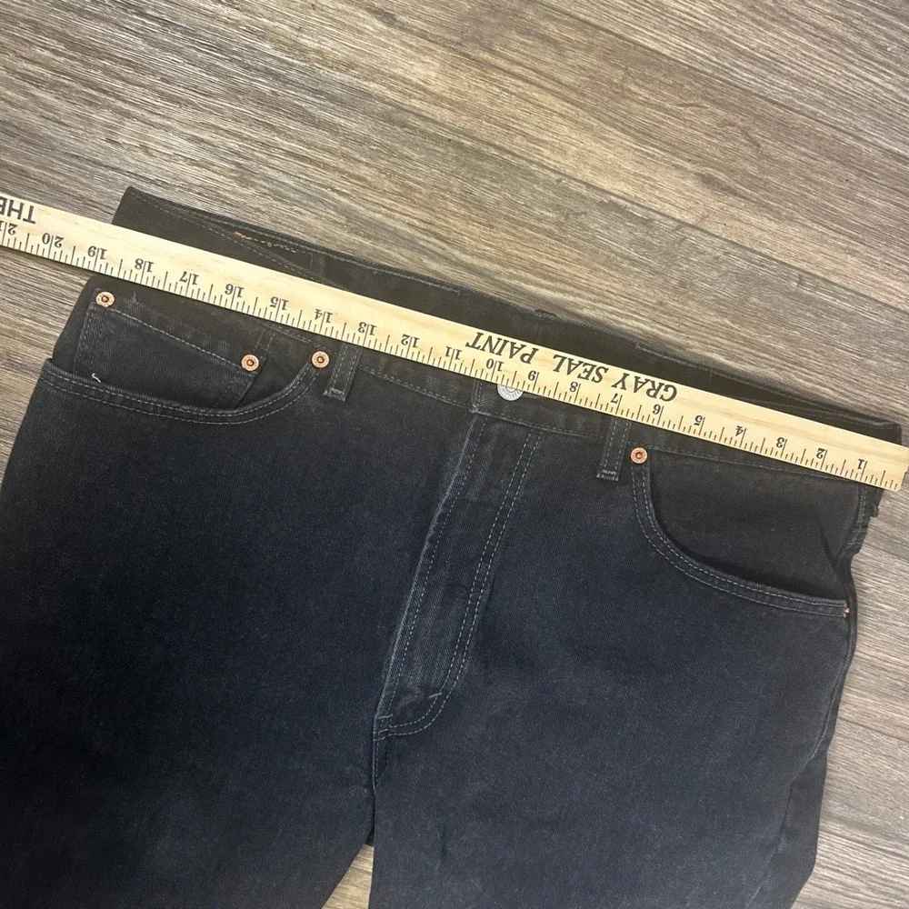 Vintage Levi's 505 Black Denim Jeans Men Size‎ 38x34 Canada y2k Regular Fit